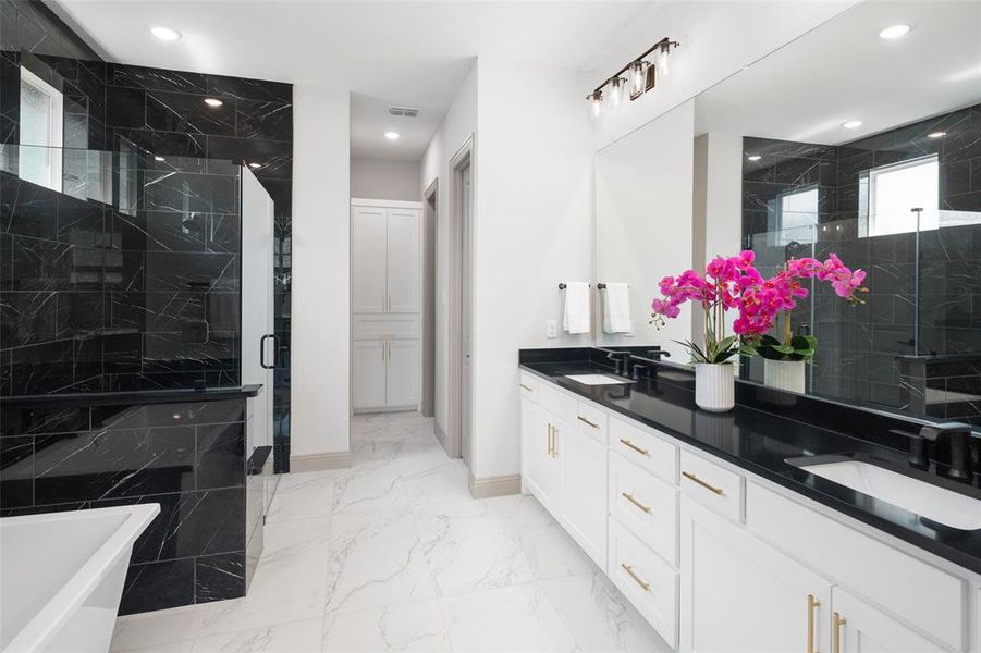 Furnished interior view inside a new home in , Frisco (Image 9).