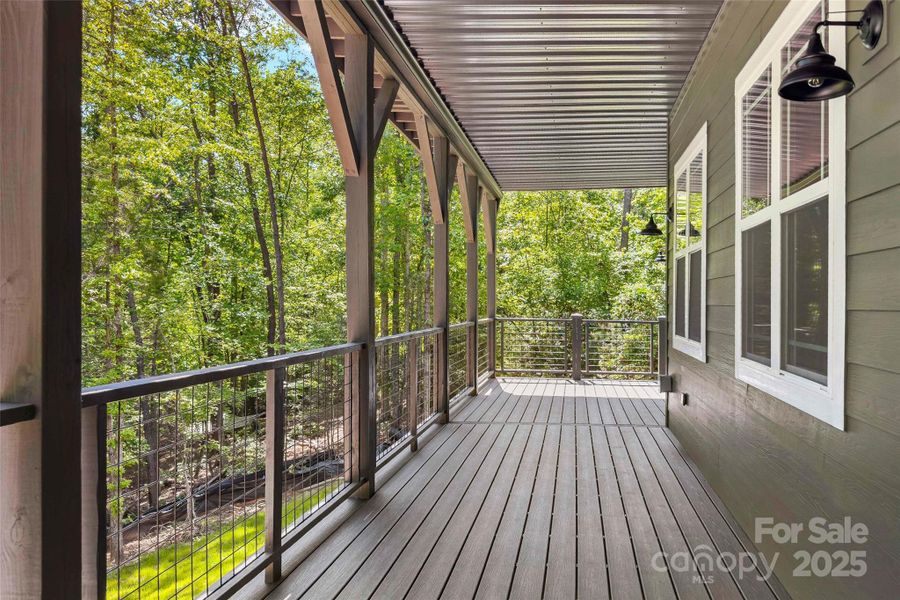 Lower level covered patio Lower level covered patio
