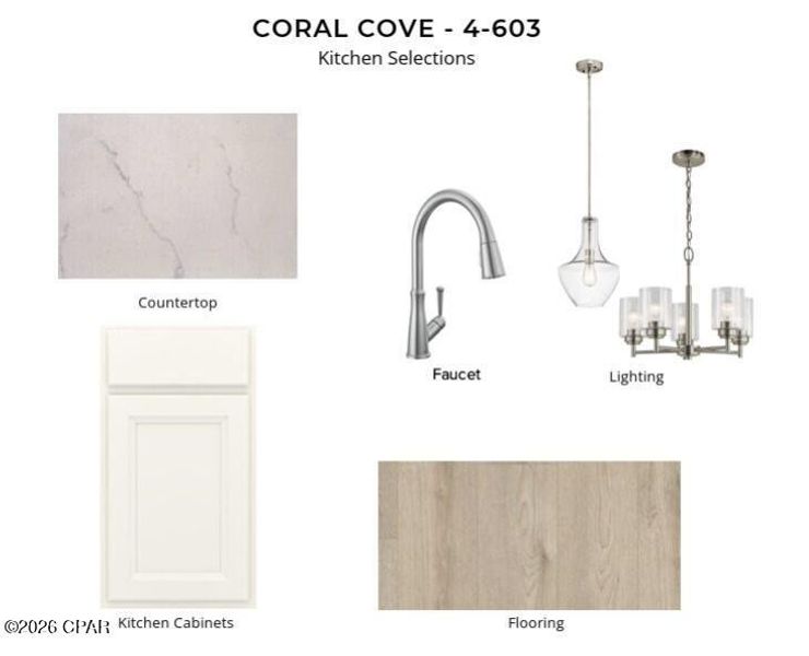 Sample of building materials used in homes in Coral Cove, Panama City Beach (Image 5).