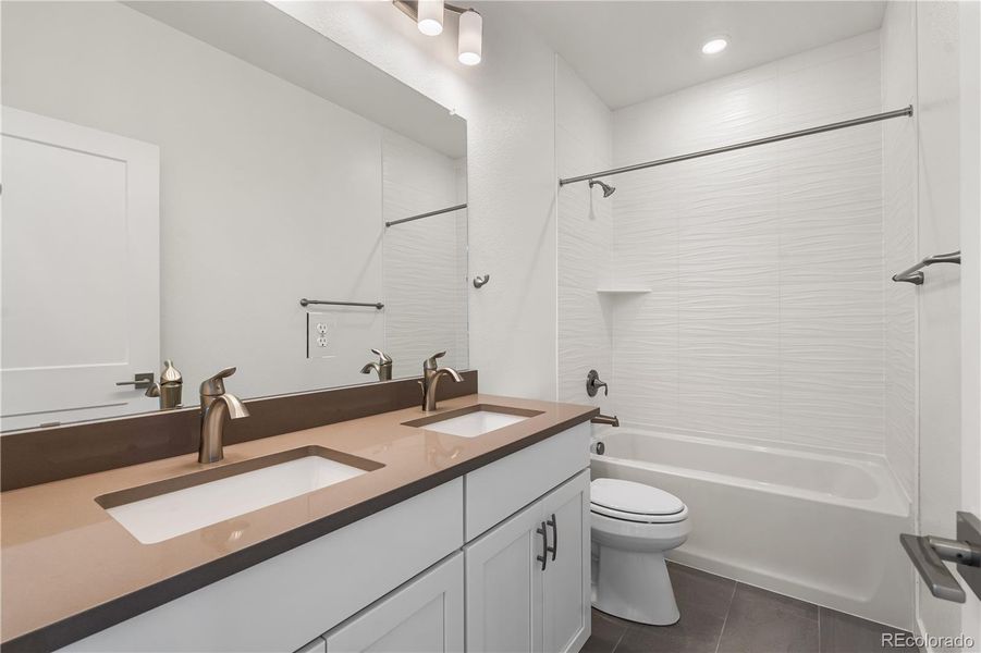 Furnished interior view inside a new home in Harmony at Solstice, Littleton (Image 13).