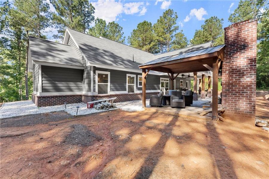 Front exterior of a new home in , Royston, GA, highlighting curb appeal (Image 24).