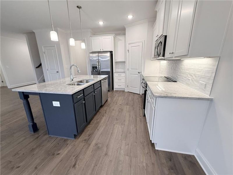 Furnished interior view inside a new home in , Dawsonville (Image 7).