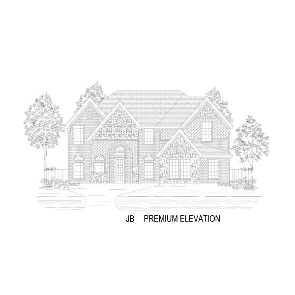 Representative rendering of the exterior for the Crestwood 2FSW by First Texas Homes (Image 18). Representative rendering of the exterior for the Crestwood 2FSW by First Texas Homes (Image 18).