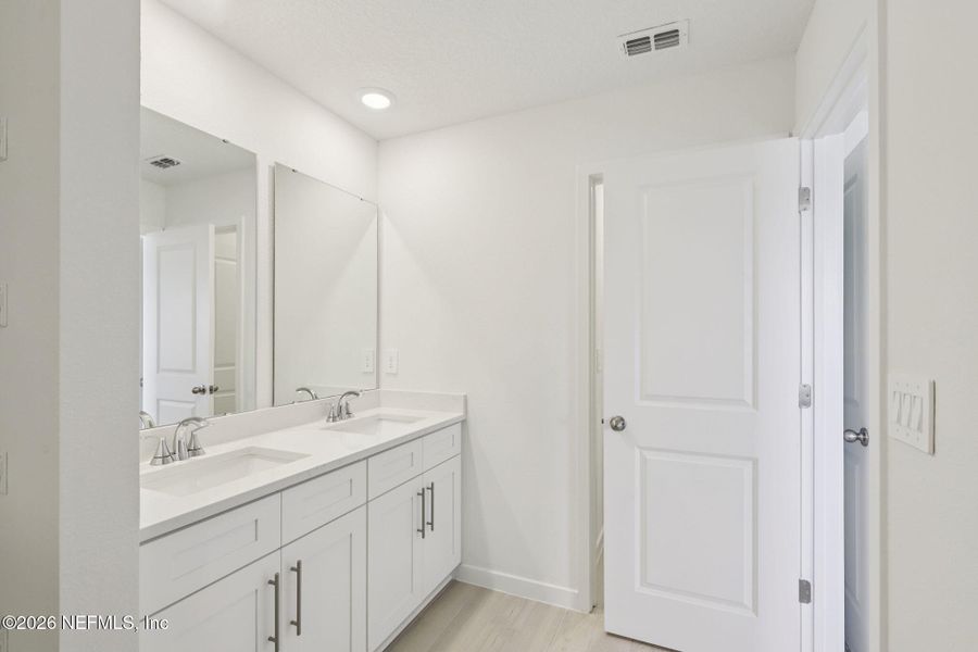 Furnished interior view inside a new home in Parkside at Shearwater, St. Augustine (Image 15).