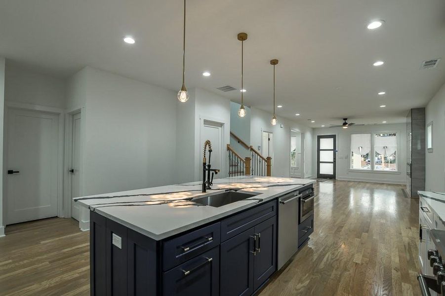 Furnished interior view inside a new home in , Atlanta (Image 11).