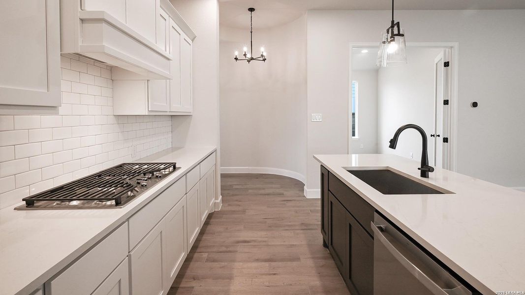 Furnished interior view inside a new home in Solms Landing, New Braunfels (Image 11).