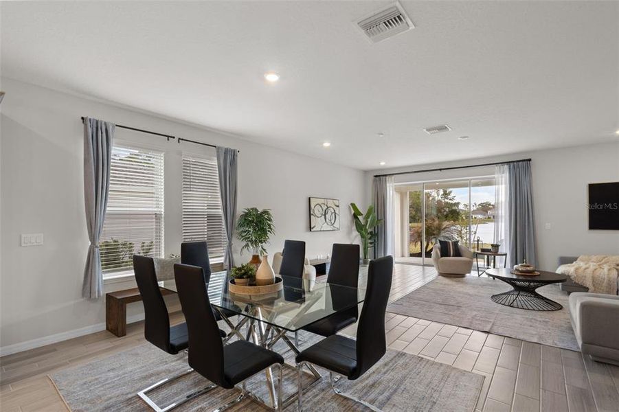 Furnished interior view inside a new home in River Landing, Wesley Chapel (Image 16).