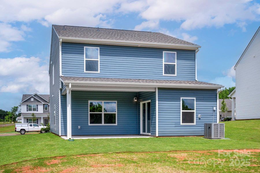 Exterior details and patio area of a home in Ascot Woods, Charlotte (Image 2). Exterior details and patio area of a home in Ascot Woods, Charlotte (Image 2).