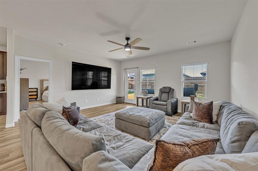 Furnished interior view inside a new home in Briarwood Hills - Highland Series, Forney (Image 7). Furnished interior view inside a new home in Briarwood Hills - Highland Series, Forney (Image 7).