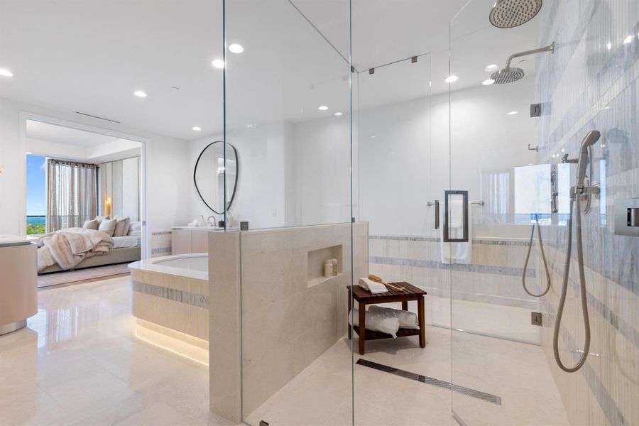 Furnished interior view inside a new home in , West Palm Beach (Image 9).