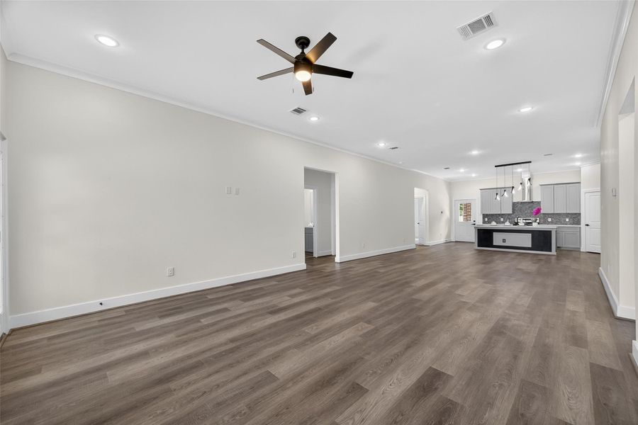 Spacious, unfurnished interior of a new home in , Crosby (Image 43).