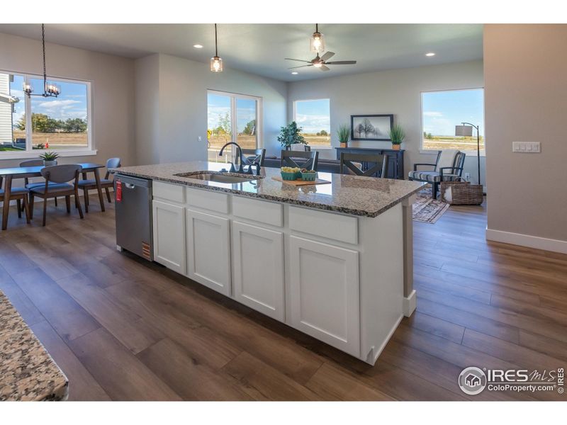 Furnished interior view inside a new home in Promontory Point, Greeley (Image 9).