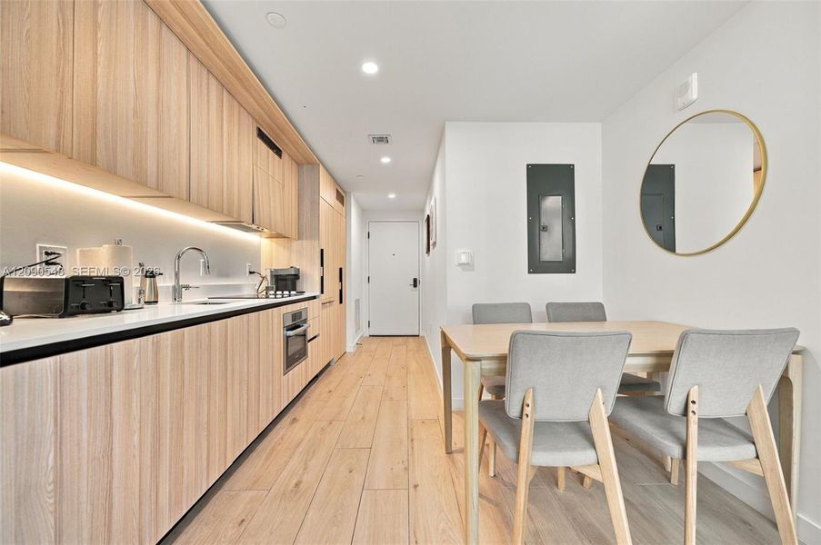 Furnished interior view inside a new home in , Miami (Image 17).