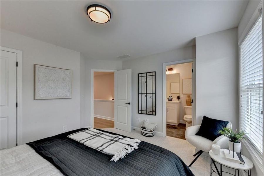 Furnished interior view inside a new home in East Park Village, Kennesaw (Image 32). Furnished interior view inside a new home in East Park Village, Kennesaw (Image 32).