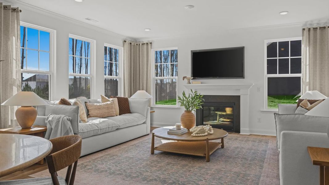 Representative furnished interior of a home built from the Wynwood by DRB Homes in Oakmont Manor, Oxford (Image 11).