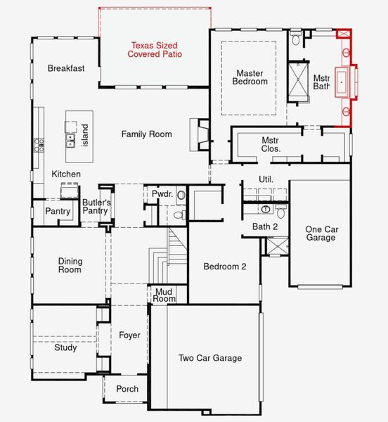 First Floorplan - Representative Photo