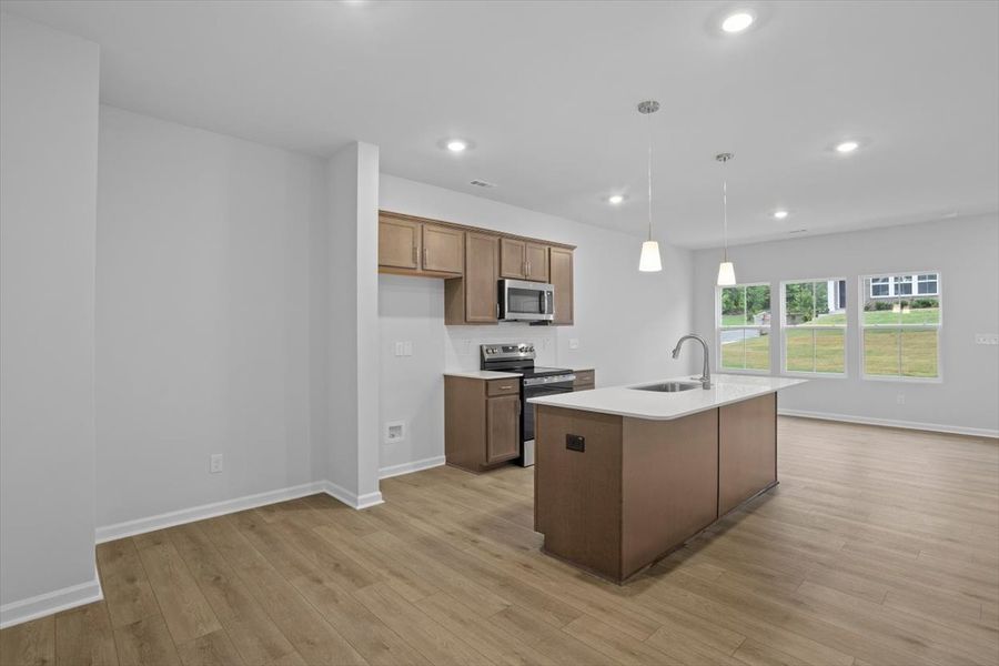Furnished interior view inside a new home in Renaissance at White Oak, Garner (Image 10).