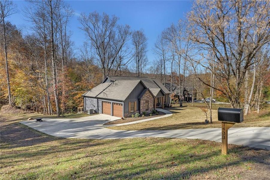 Front exterior of a new home in , Talking Rock, GA, highlighting curb appeal (Image 20).
