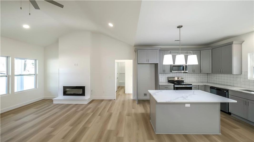 Furnished interior view inside a new home in , Carrollton (Image 7).
