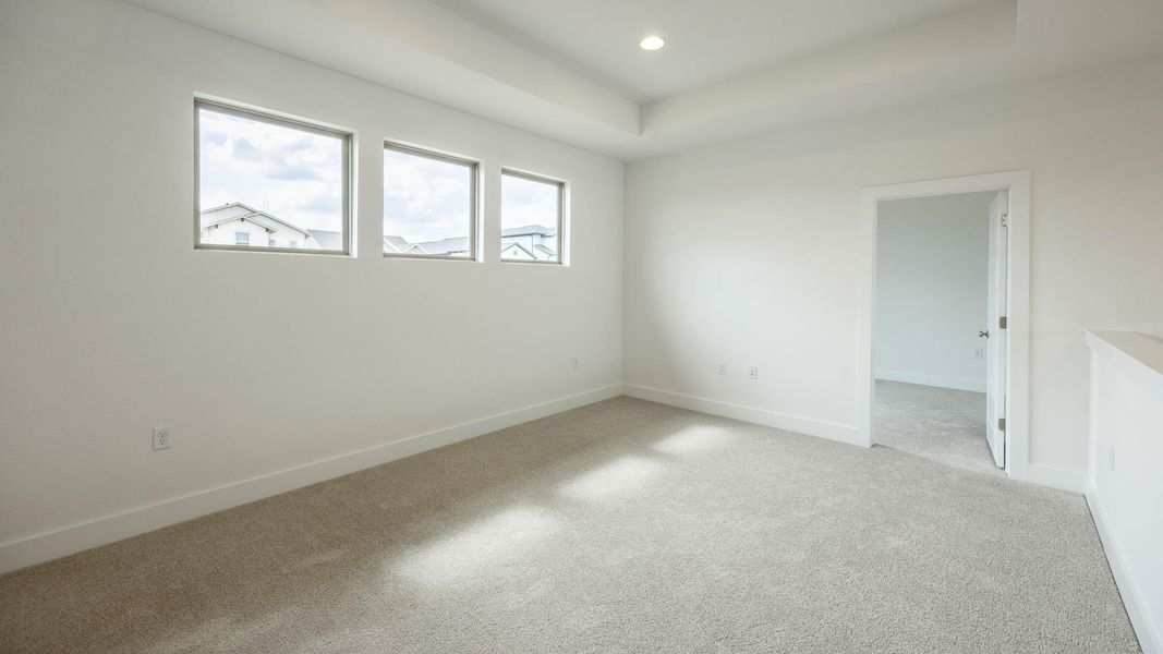 Spacious, unfurnished interior of a new home in Easton Park, Austin (Image 10).