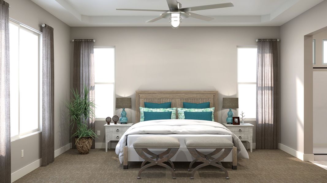 Representative furnished interior of a home built from the The Retreat - Serenity by Scott Communities in The Retreat at Rancho Cabrillo, Peoria (Image 4).
