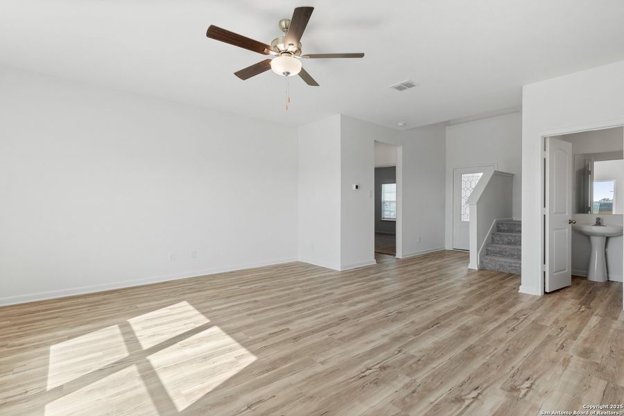 Spacious, unfurnished interior of a new home in Rosewood Estates, Lytle (Image 14). Spacious, unfurnished interior of a new home in Rosewood Estates, Lytle (Image 14).