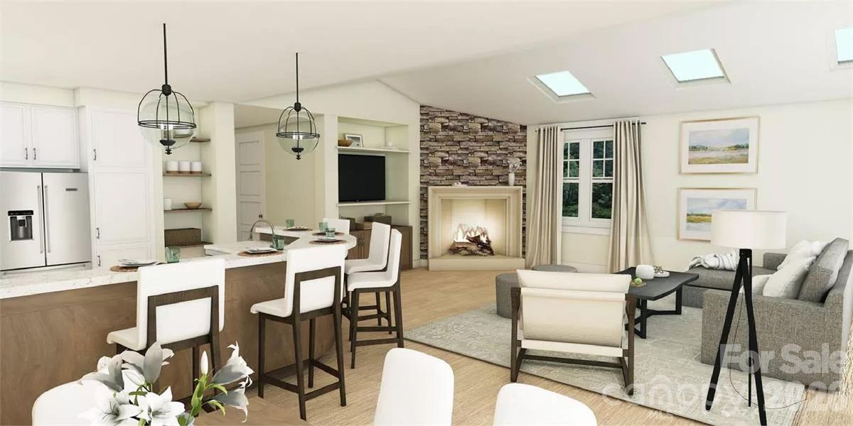 Furnished interior view inside a new home in , Sherrills Ford (Image 5).