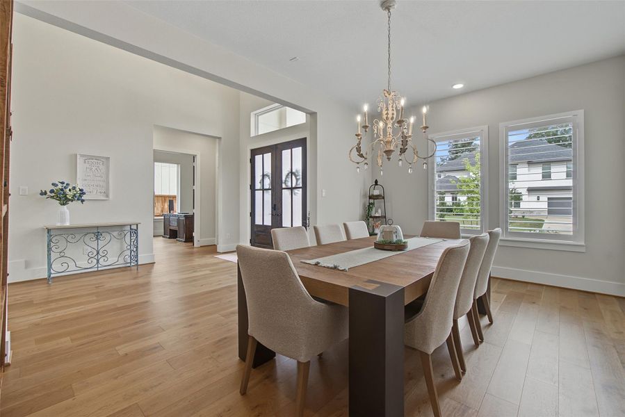 Furnished interior view inside a new home in The Highlands, Porter (Image 33).