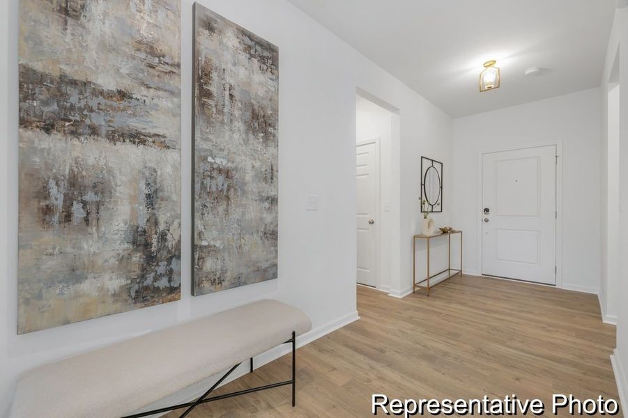 Furnished interior view inside a new home in Tillery Tradition, Mount Gilead (Image 11).