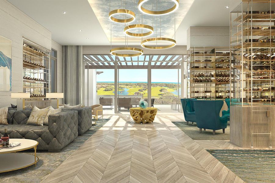The Residences_Wine Lounge_1 The Residences_Wine Lounge_1