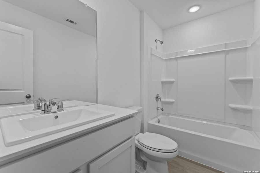 Furnished interior view inside a new home in Higdon Crossing, San Antonio (Image 7).