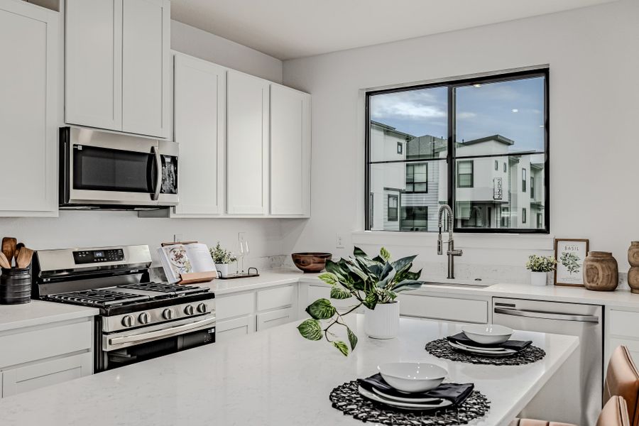 Furnished interior view inside a new home in The Hub at Virginia Village, Denver (Image 6).