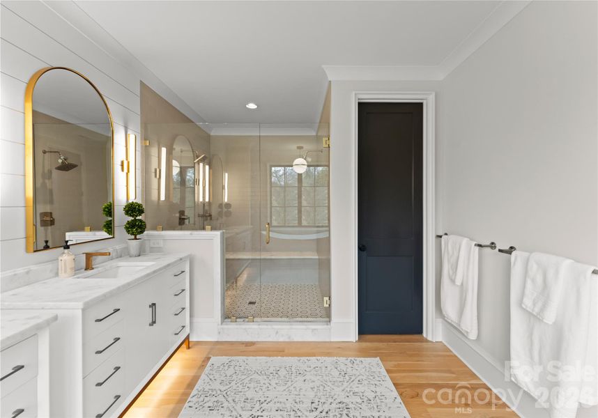 Furnished interior view inside a new home in , Charlotte (Image 18).