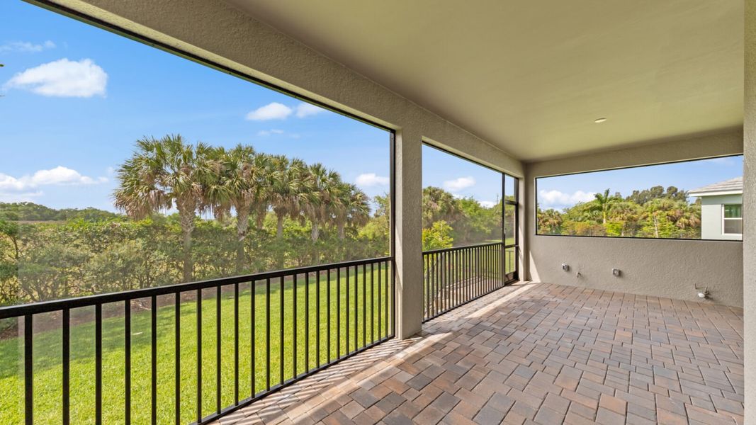 Exterior details and patio area of a home in Verandah, Fort Myers (Image 21).