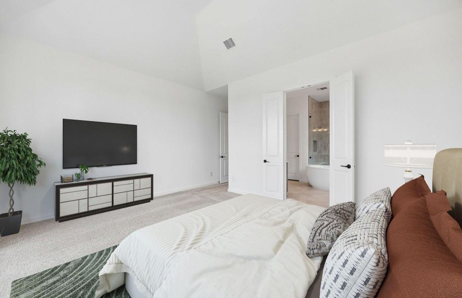 Furnished interior view inside a new home in Katy Court, Katy (Image 9).