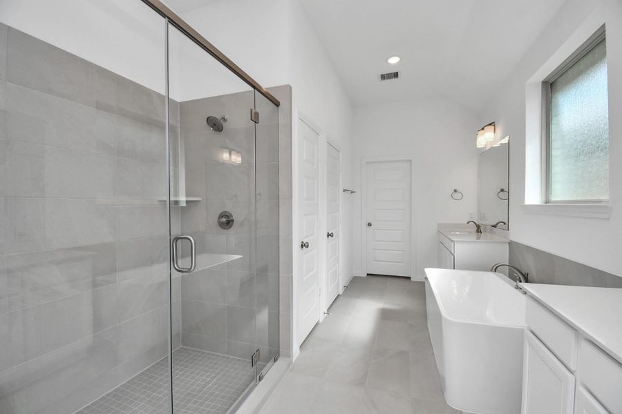 Furnished interior view inside a new home in 50' Traditional Homes at Elyson, Katy (Image 8). Furnished interior view inside a new home in 50' Traditional Homes at Elyson, Katy (Image 8).