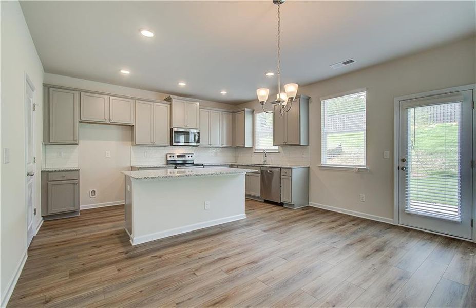 Furnished interior view inside a new home in Kingsmere Estates, Loganville (Image 17).