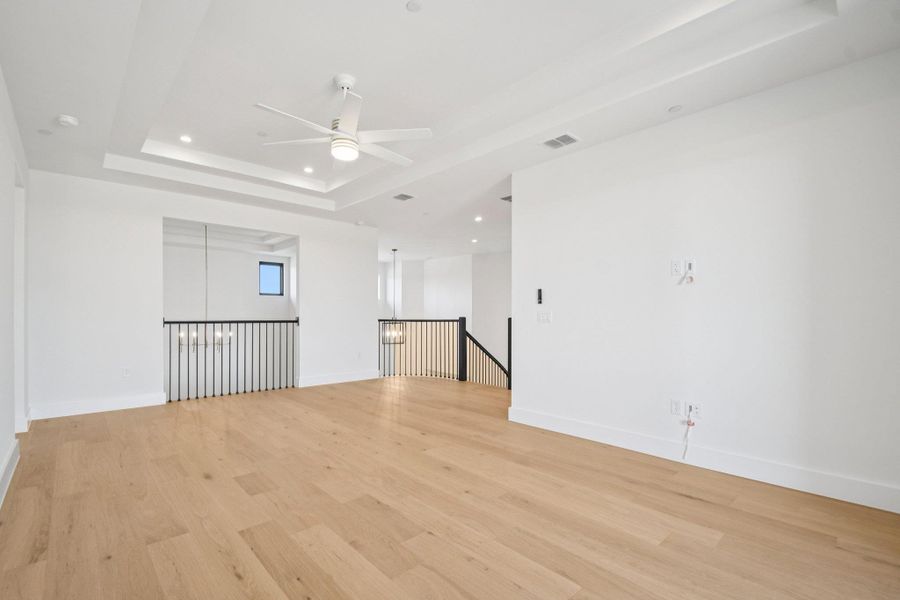 Spacious, unfurnished interior of a new home in Milky Way at River Place, Austin (Image 32).