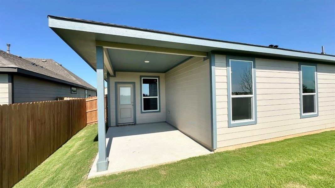 Front exterior of a new home in Rock Creek Ranch, Fort Worth, TX, highlighting curb appeal (Image 2). Front exterior of a new home in Rock Creek Ranch, Fort Worth, TX, highlighting curb appeal (Image 2).