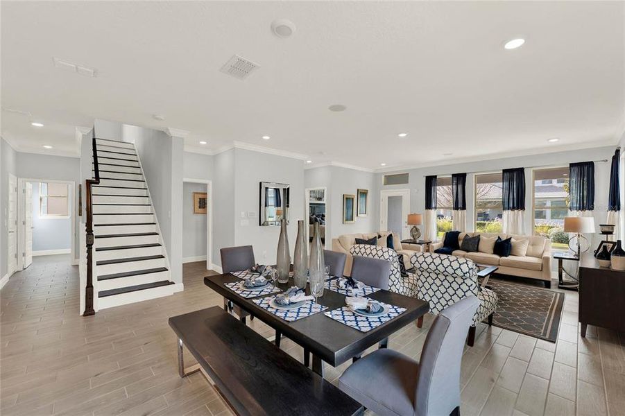 Furnished interior view inside a new home in Waterleigh, Winter Garden (Image 16).