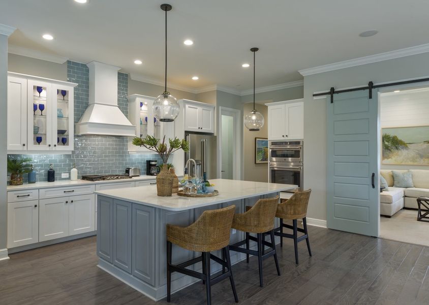 Representative furnished interior of a home built from the Bright Meadow 2 by Neal Communities in Grand Palm, Venice (Image 15).