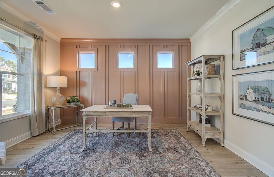 Furnished interior view inside a new home in Mallard’s Landing, Jefferson (Image 4).