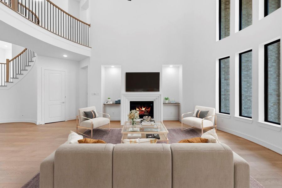 Furnished interior view inside a new home in COLTON - Fedrick Harris, Montgomery (Image 6).