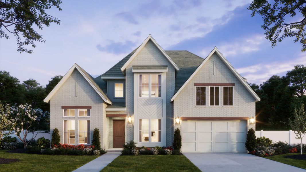 Representative exterior photo of a completed home built from the Reese IV by Southgate Homes in Eliana, McKinney, TX (Image 3).