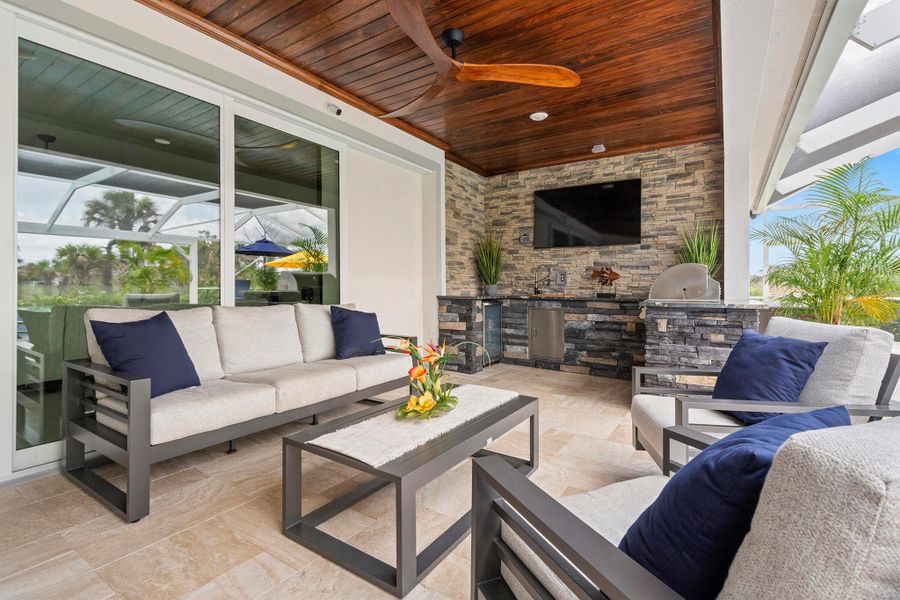 Furnished interior view inside a new home in Del Webb Tradition, Port St. Lucie (Image 23). Furnished interior view inside a new home in Del Webb Tradition, Port St. Lucie (Image 23).