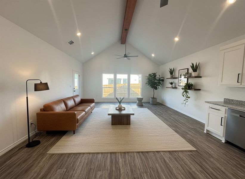 Furnished interior view inside a new home in , Mabank (Image 7). Furnished interior view inside a new home in , Mabank (Image 7).