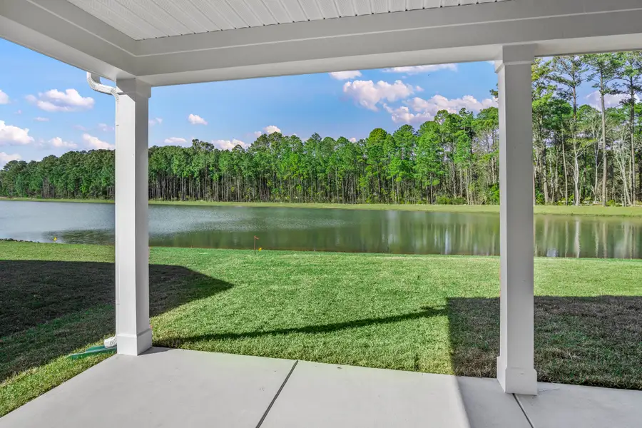 Exterior details and patio area of a home in Bridgewater - Shorehaven Village, Little River (Image 3).