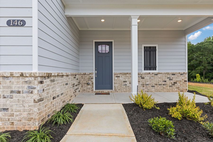 Representative exterior photo of a completed home built from the Canterbury by Crawford Creek Communities in Red Bird Manor, Jefferson, GA (Image 26).
