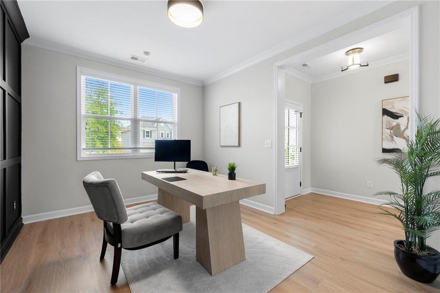 Furnished interior view inside a new home in Avenbrook, Mableton (Image 26).