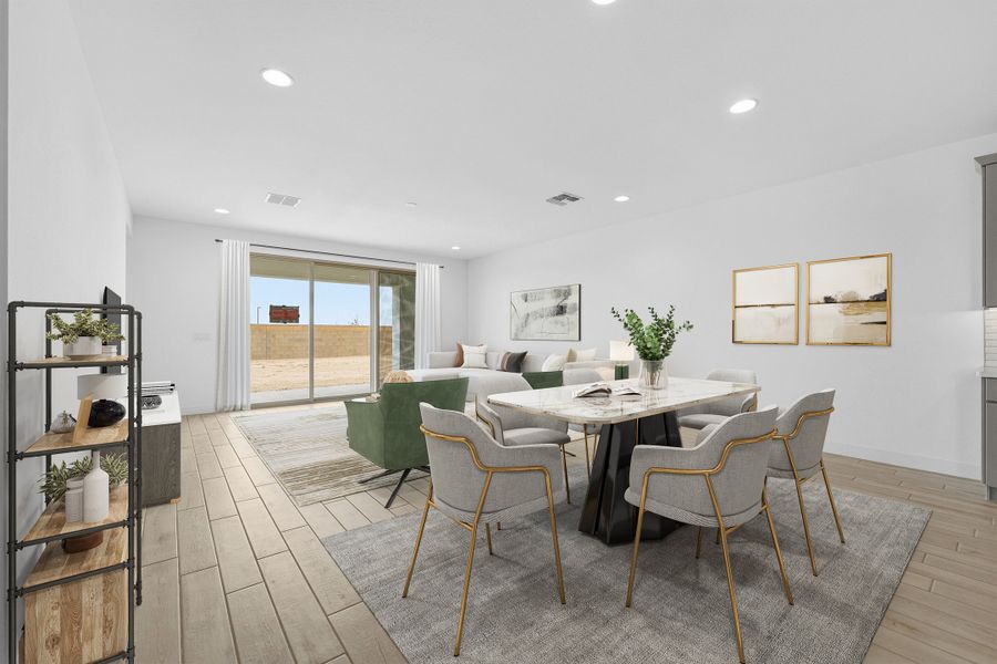 Furnished interior view inside a new home in Combs Ranch, San Tan Valley (Image 5).